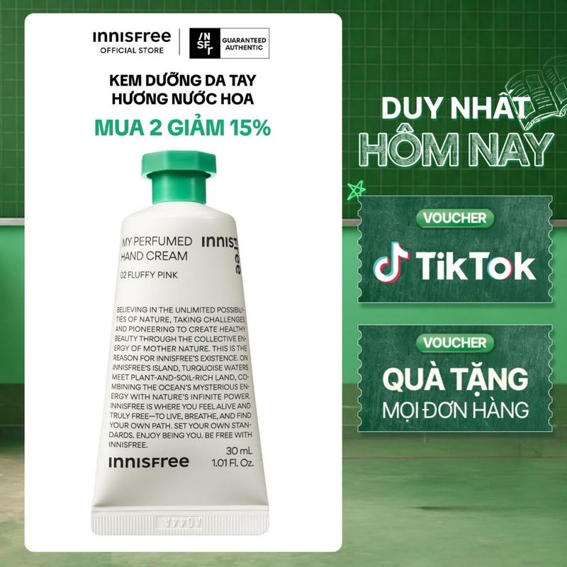 Kem dưỡng da tay INNISFREE My Perfumed Hand Cream 30mL