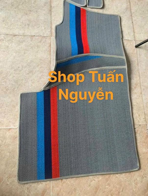 Thảm lót sàn cước màu GHI SỌC dành cho xe tải có gân chống trượt