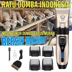 BaoRun K5 Asli Alat Cukur Bulu Hewan Kambing Domba Garut Elektrik Di Cas Tanpa Kabel Mesin Cukur Domba Bagus Murah Bersih Maksimal
