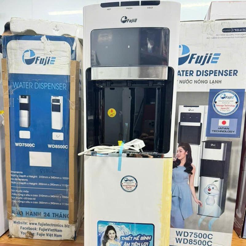 THANH LÝ | WD8500C | (Ố vàng, tồn kho) Cây nước nóng lạnh 3 vòi, bình âm