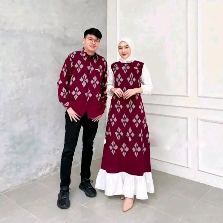 NADEEA BAJU SARIMBIT TENUN BAJU COUPLE BAJU LEBARAN 1
