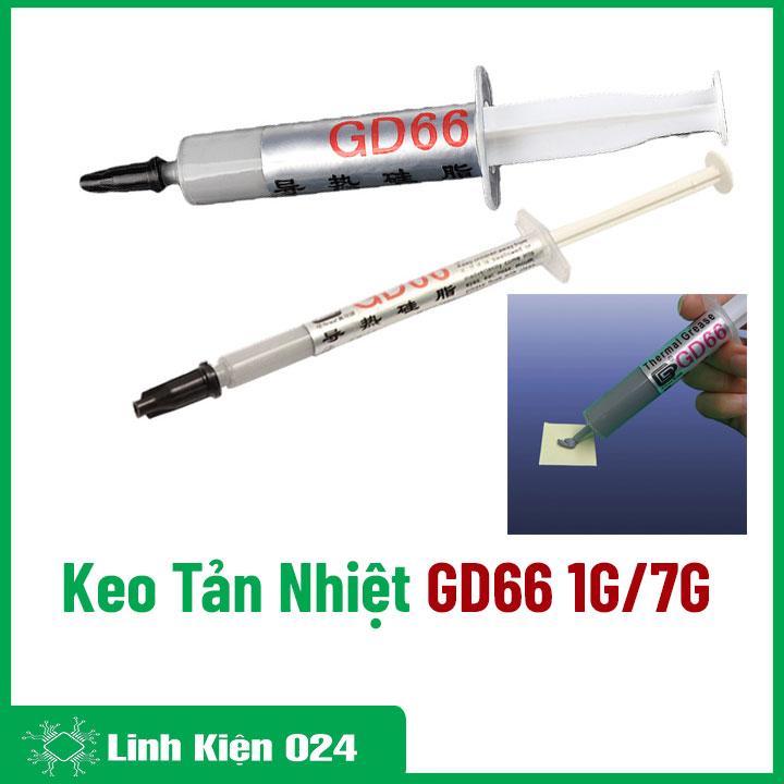 Keo tản nhiệt cpu GD66 màu xám keo silicone dẫn nhiệt tản nhiệt làm mát cpu cho máy tính laptop