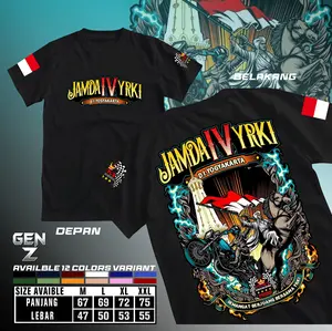 Kaos JAMDA 4 YRKI YOGYAKARTA MERCHANDISE RX KING 2 TAK Kaos Unisex