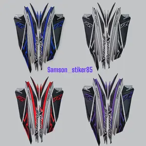 Stiker Striping Lis Bodi Polet Motor Honda Supra X 125 R FI 2018 Full Body Standar Berkualitas Termurah & Terlengkap Motorcycle