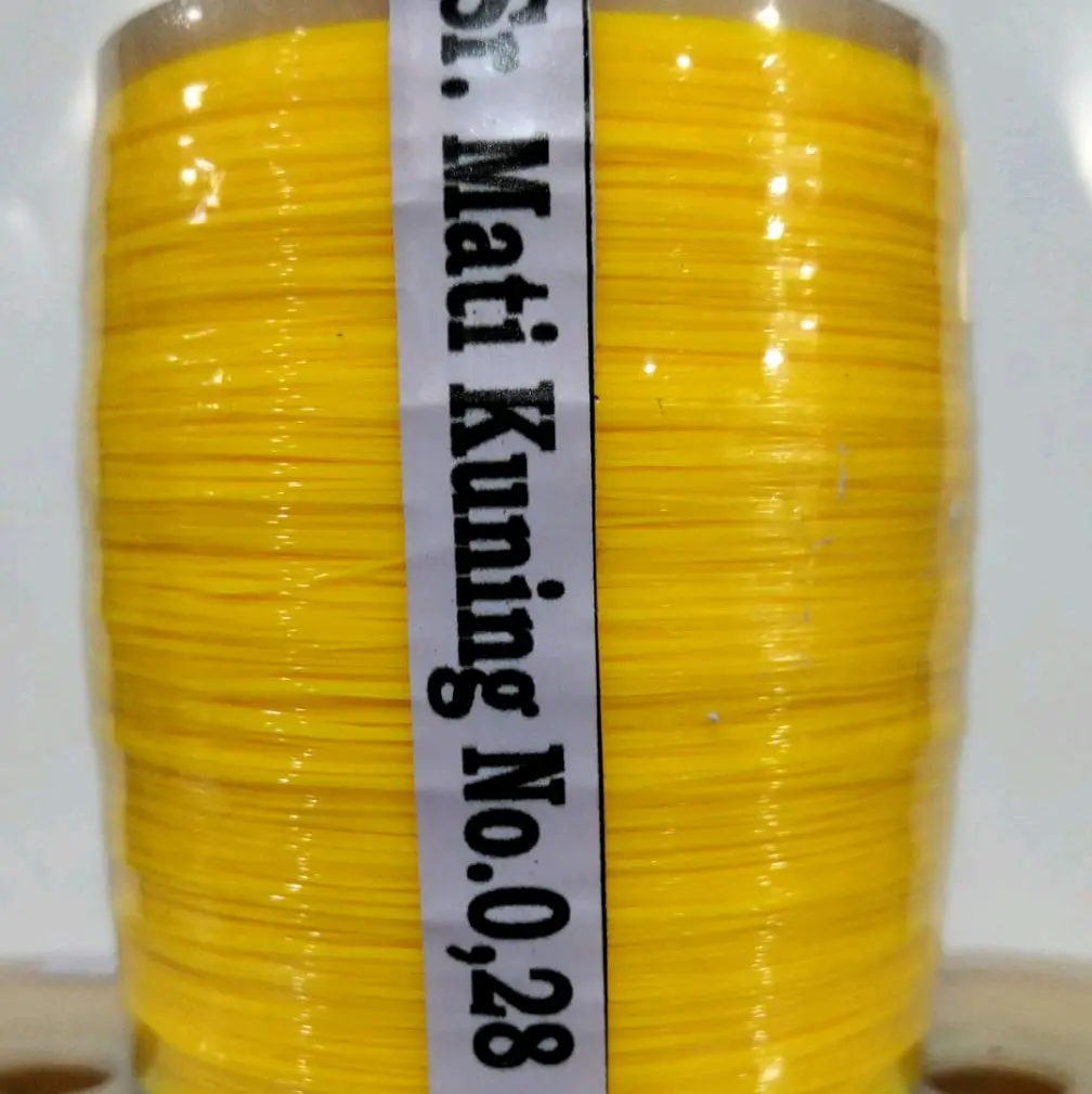SENAR MATOT ORIGINAL SIZE 0,28 WARNA KUNING