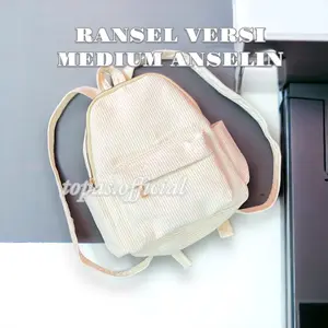 Tas Ransel Anselin Versi Medium Serbaguna Wanita Terbaru - MS - Backpack, Sekolah