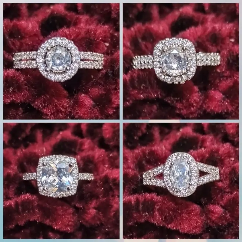 TERLARISSS Cincin xuping wanita silver full mata zircon ( FREE COD )