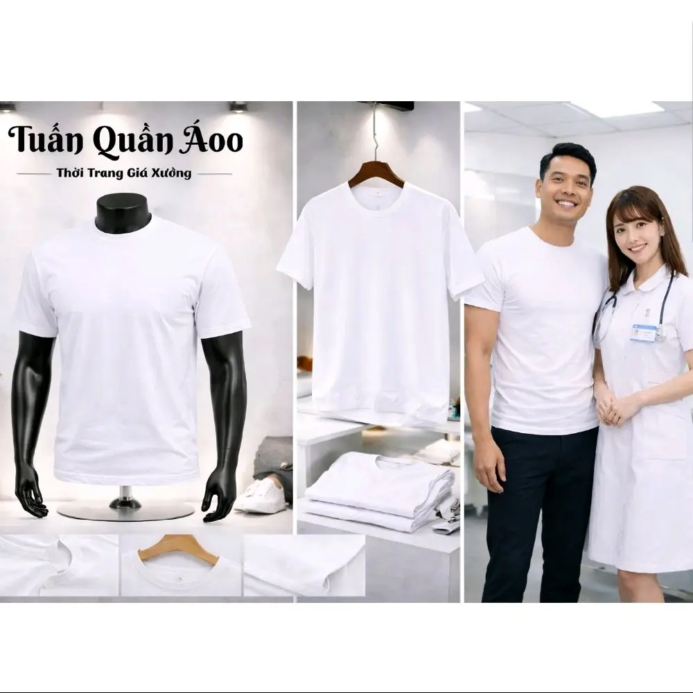 COMBO 3 ÁO Thun Nam Clean Fit Cotton Co Giãn 4 Chiều – Form Body Ôm Gọn, Mặc Mát Không Xù.