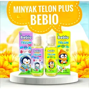 BEBIO MINYAK TELON CERAMIDE 60 ML - KUNING ORIGINAL DAN UNGU PLUS LAVENDER - MEMBERI KEHANGATAN DAN MELINDUNGI KULIT SENSITIF BAYI