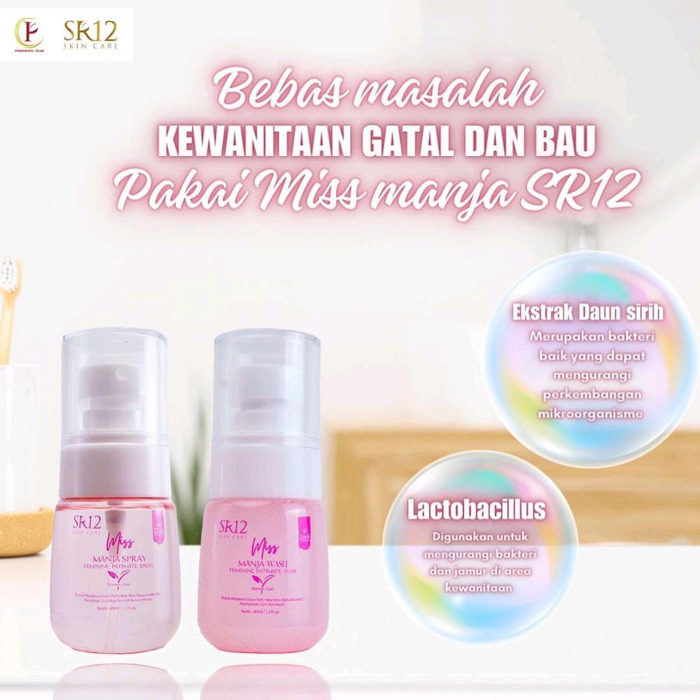 MISS MANJA SPRAI SR12 bebas masalah kewanitaan gatal dan bau