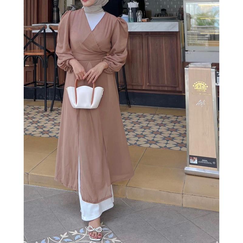 𝗧𝗘𝗥𝗠𝗨𝗥𝗔𝗛 ❗❗ Outer Alina Fashion Korean | Cardigan Outer Ceruty Premium Trendy | Ootd Kondangan | Cardigan Lebaran 2024 | Bisa COD 3