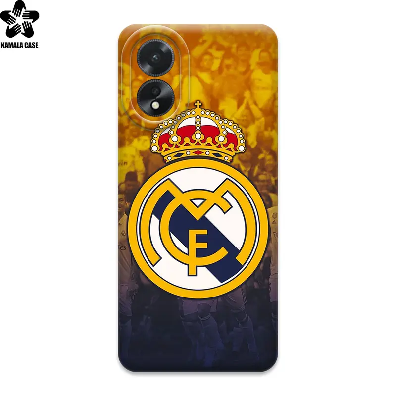 SOFTCASE PREMIUM MOTIF REAL MADRID FOR OPPO A18 A38 A58 4G & ALL TYPE OPPO - CASE PRO KAMERA - CASE TERBARU - CASE KEREN - KAMALA CASE 1