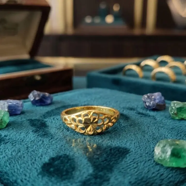 Promo Cincin Pita Gold Tintanium Cantik Tahan Lama Elegan