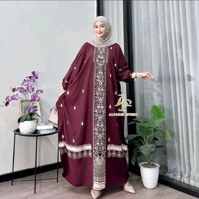 ABAYA KAFTAN JUMBO ALLSIZE BY QUINN BATIK FASHION PEKALONGAN 4