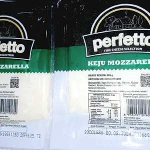 Mozzarella Perfetto 250gr - Susu Sapi/Kerbau, Tekstur Halus, Gurih, Cocok untuk Pasta, Pizza, Lasagna - Putih, Powder garansi Exp Terbaru aroma keju