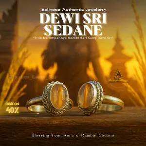 CINCIN WANITA DEWI SRI SEDANE SIMBOL KEMAKMURAN - RING SILVER PREMIUM by BHARATA GEMS