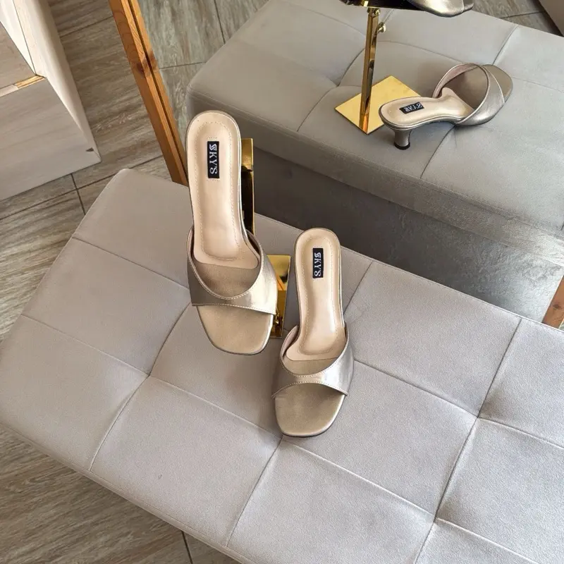 Luna Sandals Hak 5cm | Handmade sandal by skyshoesbali