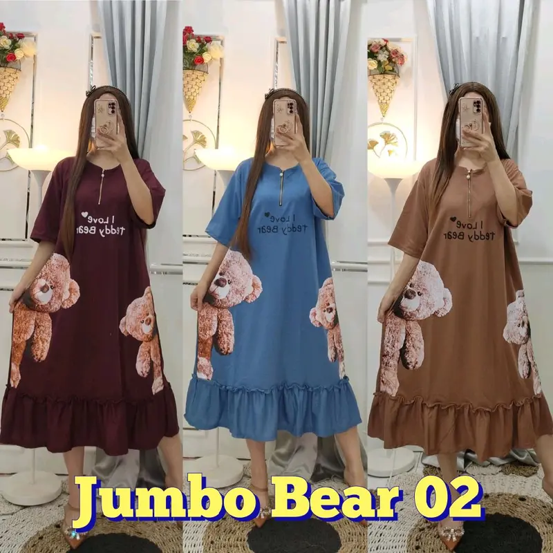 Dress Voxy Jumbo Sablon Busui 0
