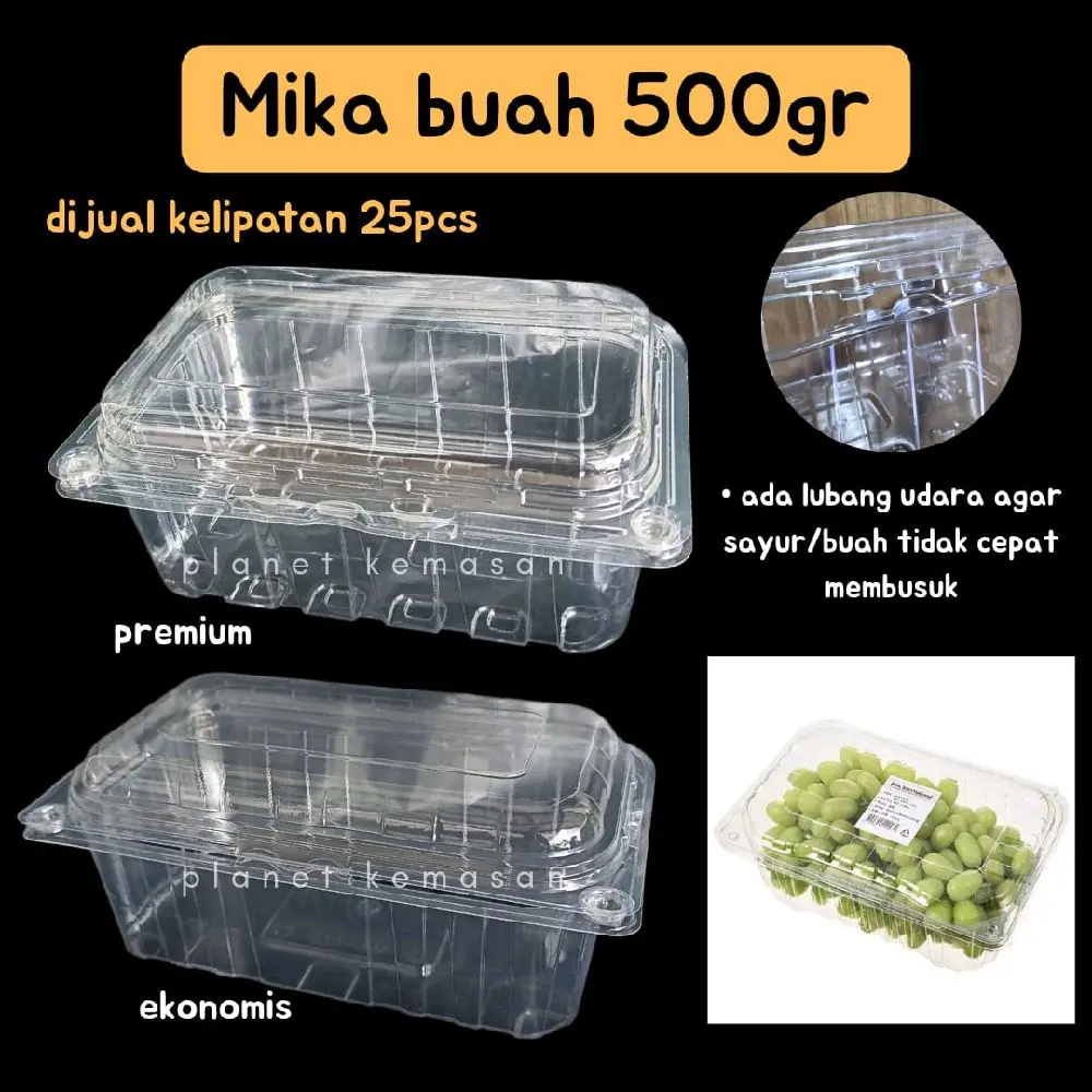 [ 25 PC ] MIKA BUAH 500 GR ISI 25 PC BUBBLEWARP INCLUDED MIKA STRAWBERRY 500 GR MIKA BUAH PREMIUM