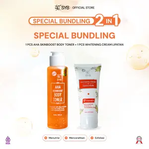 NEW SYB Perawatan Kulit 2in1 PENCERAH LIPATAN dengan Niacinamide dan Vitamin [Bundling Toner Badan Cream Lipatan Kulit]