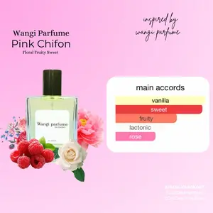 Wangi Parfume - PINK CHIFFON - Parfum Wanita Tahan Lama dengan Aroma Segar Manis Lembut