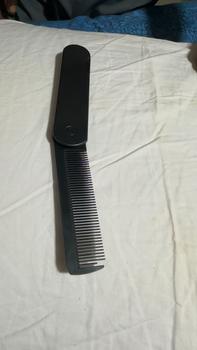 Product Review of Protable 2 in 1 Folding Pocket Comb Foldable Black Pocket Beard Comb Lightweight Styling Comb For Men from M**n 0