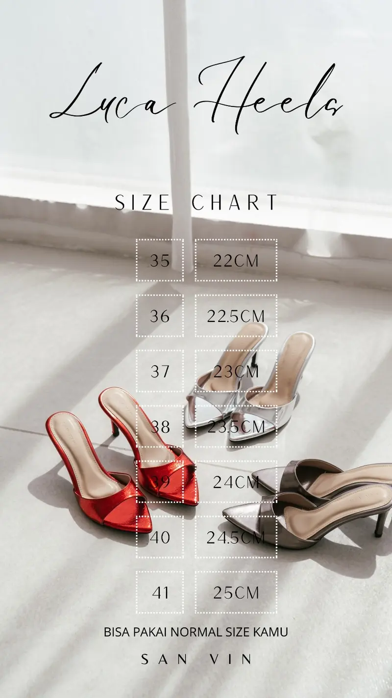 SAN VIN SHOES LUCA HEELS SANDAL WANITA SEPATU HAK TINGGI