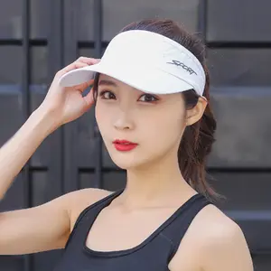 Topi Senam Wanita Pria Korea Fashion Sport Outdoor Anti Sinar Uv Aksesoris Fashion Olahraga