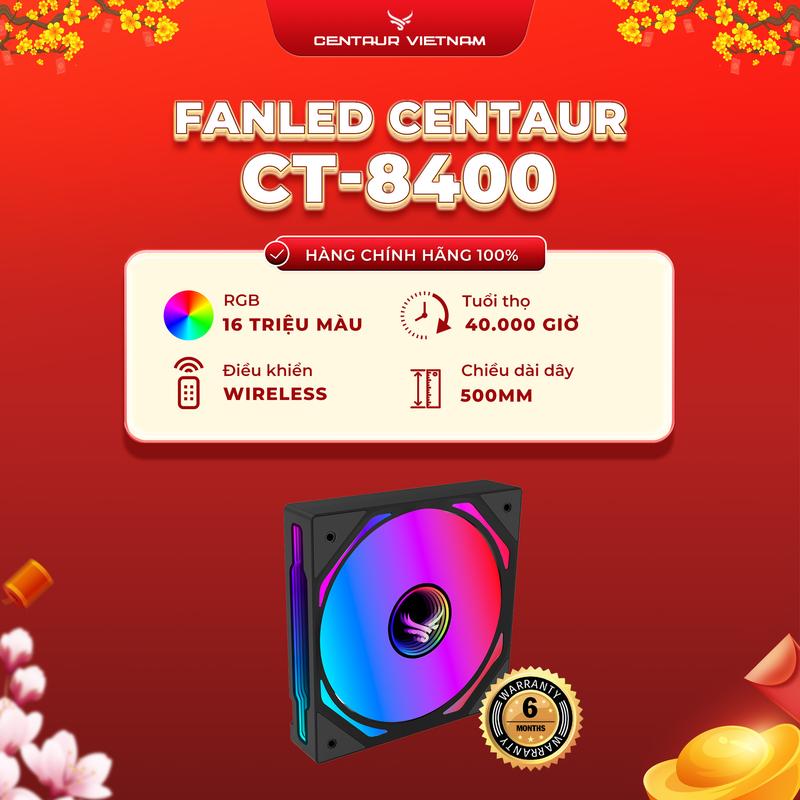  Quạt Tản Nhiệt CT8400 Cánh Trắng RGB Centaur  - Fan Led PC 500mm 16Tr Màu Tuổi Thọ 160.000H Tản Nhiệt Case Máy Tính | Centaur Việt Nam 