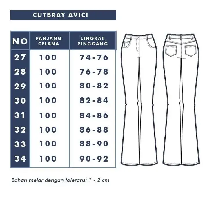 Celana Highwaist Cutbray Jeans Ripped Wanita Stretch Melar 4