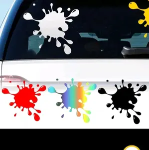 New Stiker Hologram Laser Stiker Bercak Stiker Cipratan Air Aksesoris Body Kaca Mobil Laptop Car