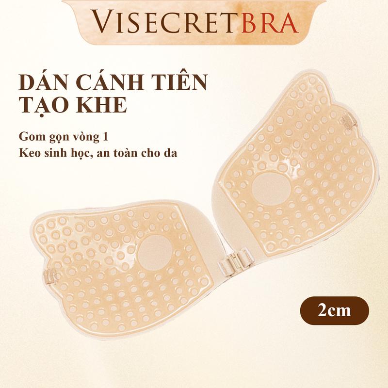 VN230559--- Áo Lót Dán Tạo Khe Nâng Ngực Nhẹ Sử Dụng Keo Sinh Học An Toàn Cho Da Ao Bra Miếng Dán Cánh Tiên Tạo Khe 2.5cm Nữ ÁO