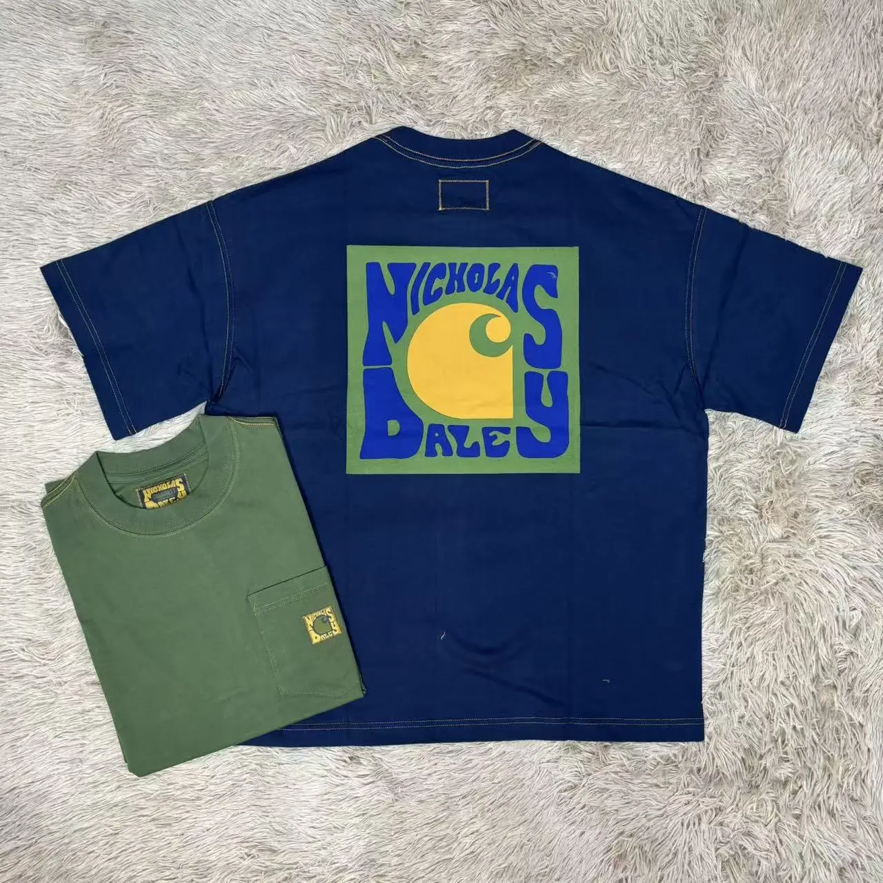 Carhartt WIP x Nicholas Daley Original Logo T-shirt - TikTok Shop 