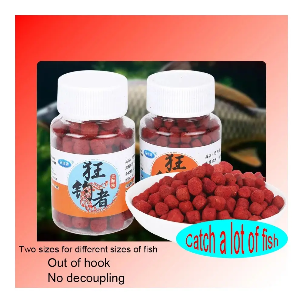 120/330pcs Worm Smell Carp Bait Real Fishing Food Smell Boilies Pop Beads Bait