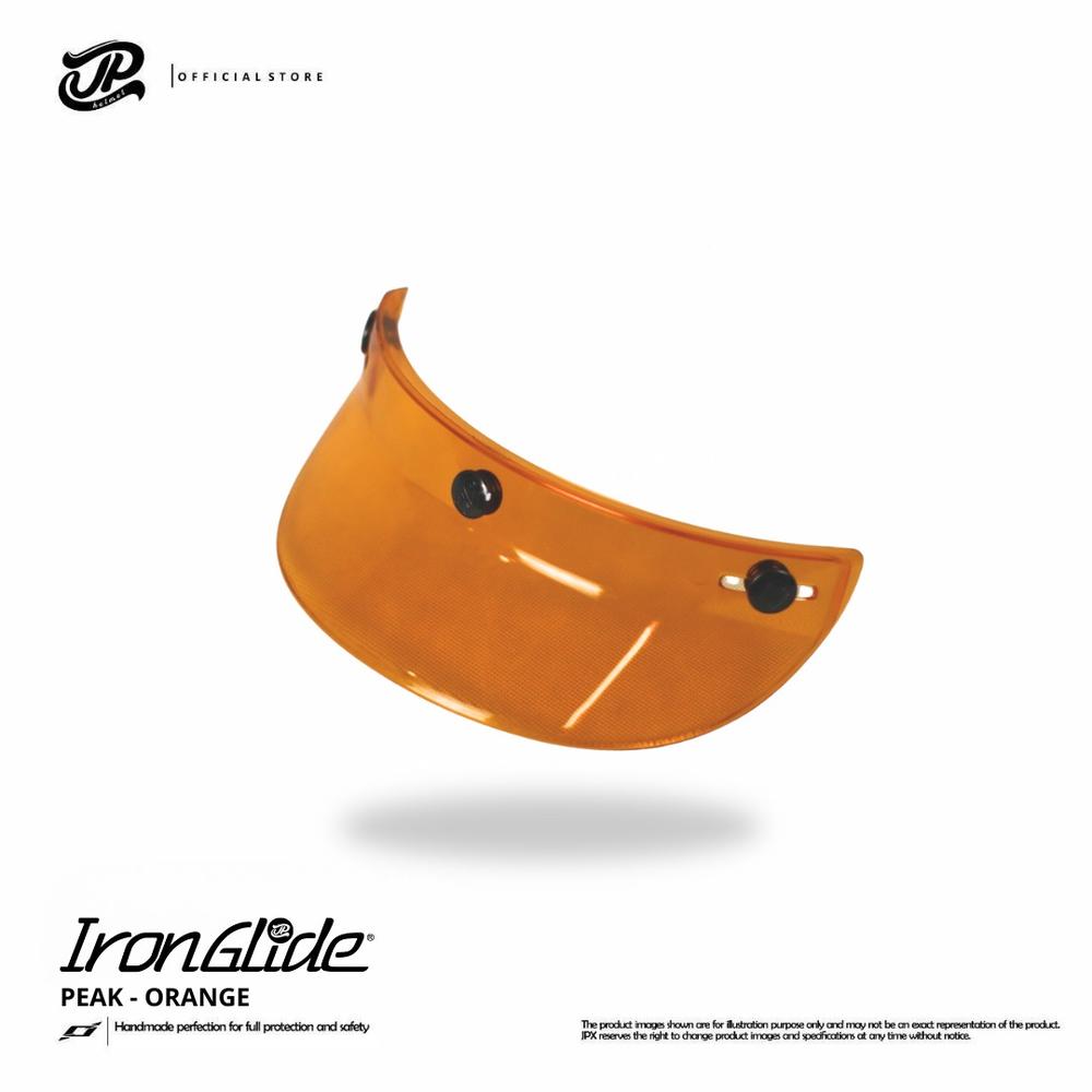 JPX Parts Helmet Peak IRONGLIDE Universal - Orange, Dus