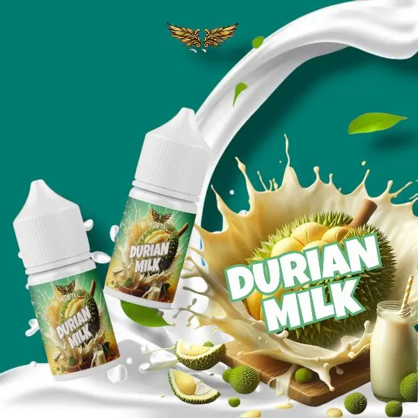 Juice Liquids- 30ML/60ML Sari buah DURIAN MILK Jus murni halal organic Big sale Promo Bebas gula Simple Red