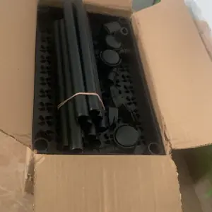 Rak Susun Serbaguna 4 Tingkat Dengan Rod Rak Kamar Mandi Bahan Plastik Portable Rak Dapur Square