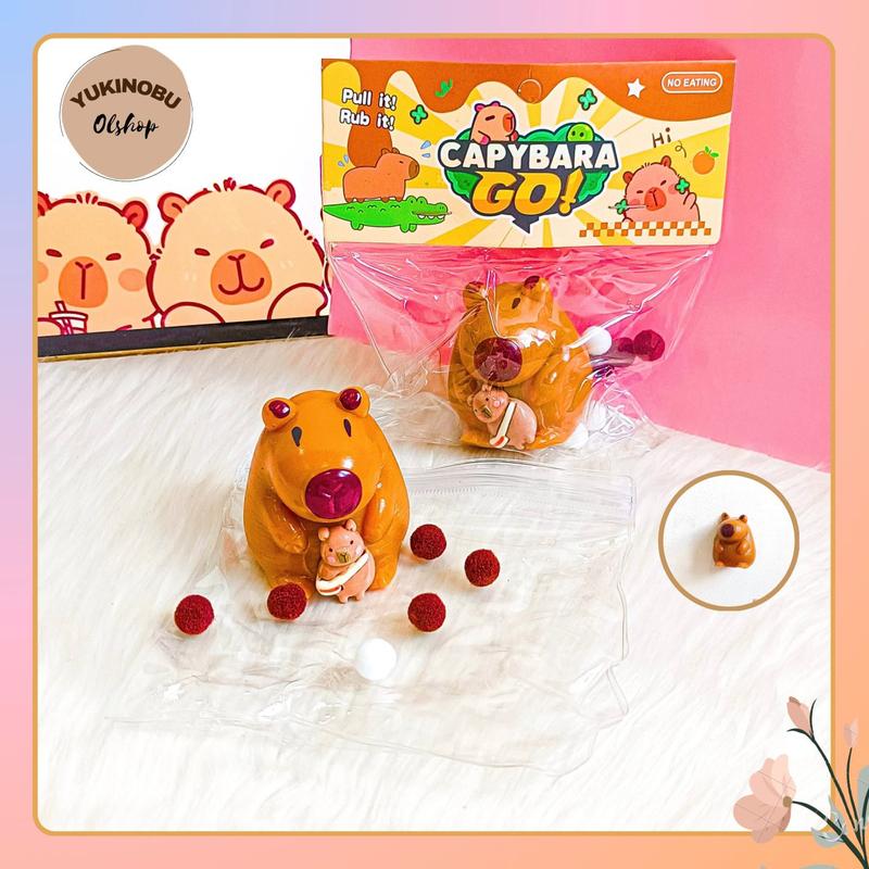 MAINAN TABA SQUISHY CAPYBARA MN-1985 ACCESSORIES MAINAN PENCET ANAK ...