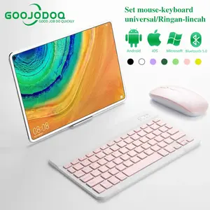 10 inch Wireless Bluetooth Keyboard  Lightweight Portable For iPad Samsung Xiaomi iPhone Colorful