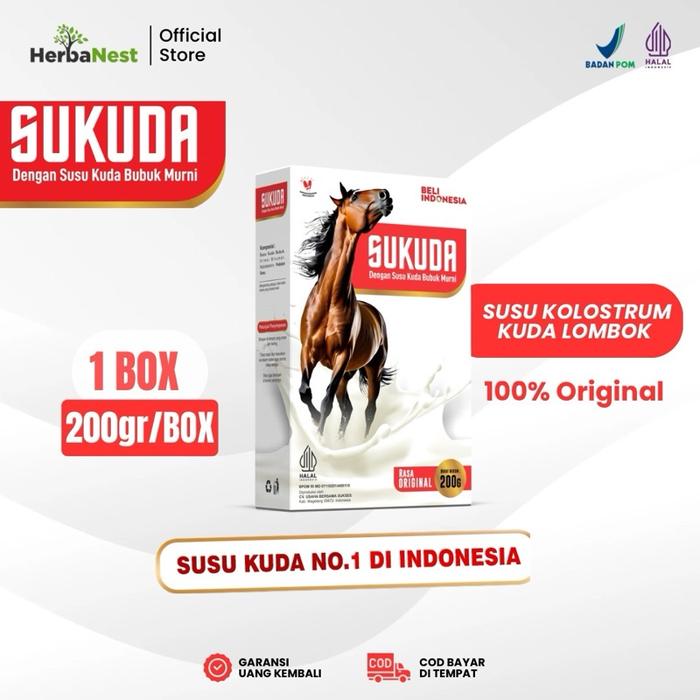 Gambar Sukuda Susu Kuda Liar Lombok Kolostrum Asli 200 Gram 1 Box dari HerbaNest Store Kab. Tulungagung Tokopedia