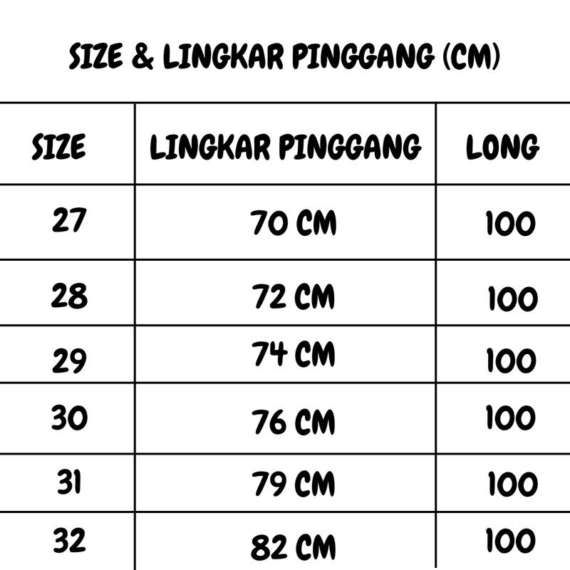 Celana Formal Hitam Gamel Regular fit Size 28 sd 32 6
