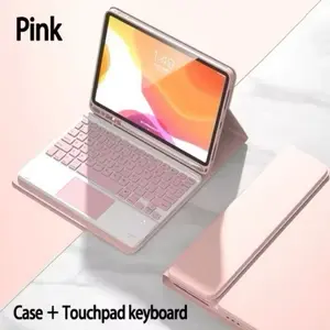 FLIP COVER KEYBOARD TOUCHPAD COMPATIBLE FOR SAMSUNG TAB S11/A11 8,7”/A11 PLUS 11”/S10 LITE/S11/A9 PLUS 11”/A9/S9/S8/S7/S9 FE/S10 FE 11”/10,9” SMART KEYBOARD BLUETOOTH MAGNETIC BOOK COVER STANDING WIRELESS