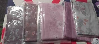 Product Review of Hijab Buckle Scarves Pouch ( ISI 5 ) Segiempat Motif Printing Voal Muslim Kerudung from t**2 1