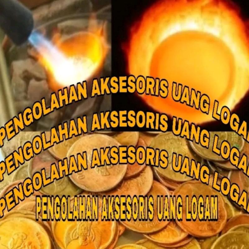 Kalung Nuri Liontin Koin Terbuat dari bahan koin logam 1991-1992 Anti Karat 5