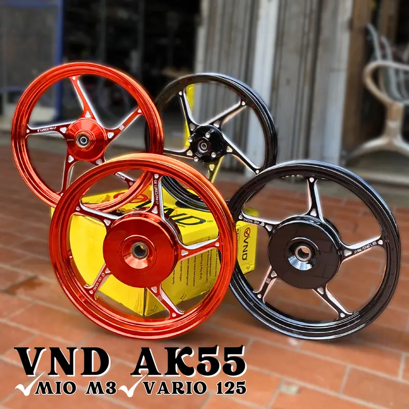 Velg VND AK55 Ring 17  AEROX/JUPITER/MXKING/MXDD/BEAT/ VARIO 125/150 MIO M3 3