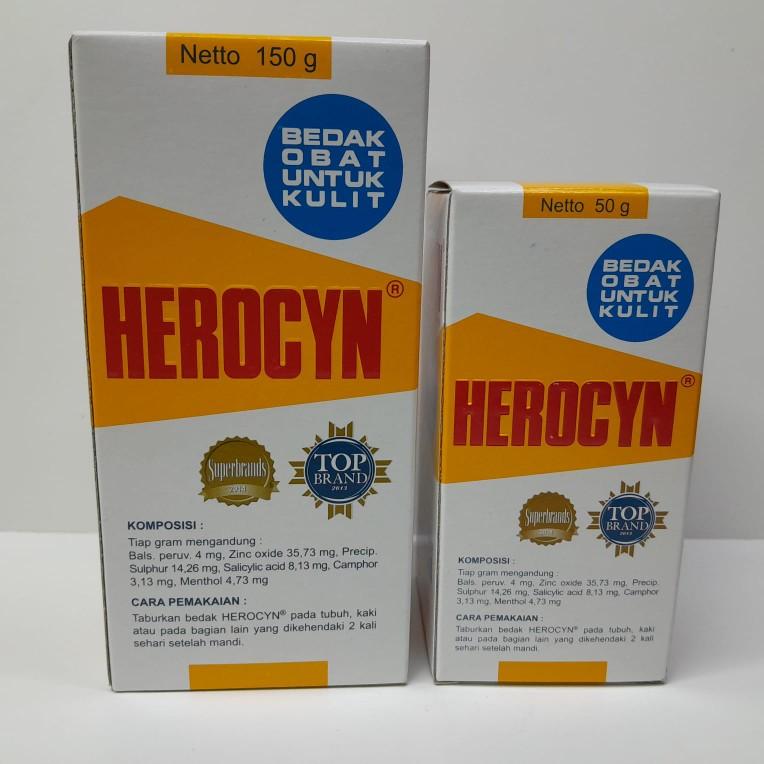 Herocyn bedak obat untuk kulit 50gr/150gr bpom Powder