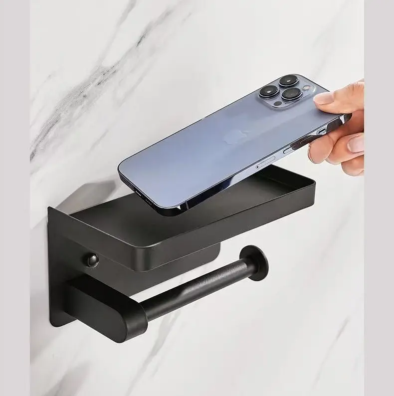 GUANJIE - Tempat Tissue Roll Stainless SUS 304 /Tempat Tissue Toilet Gulung Stainless 3