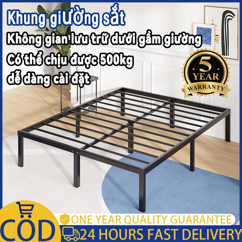  Giường sắt Khung giường kim loại đơn giản Khung giường sắt Giường đôi inox Giường sắt chất lượng cao Giường đơn Giường đôi giường  sắt  1m6x2m giường  lắp  ráp king  size  beds giường  pallet  lắp  ráp 