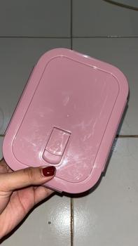Product Review of Lunch Box Kotak Tempat Penyimpanan Makan Bahan Kaca Microwave Oven Safe Bersekat Kitchenware from T**s 1