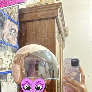 Helm Bogo Retro Solid Bipplast Terbaru Helm Wanita Kekinian Hijab Friendly SNI Premium Motorcycle